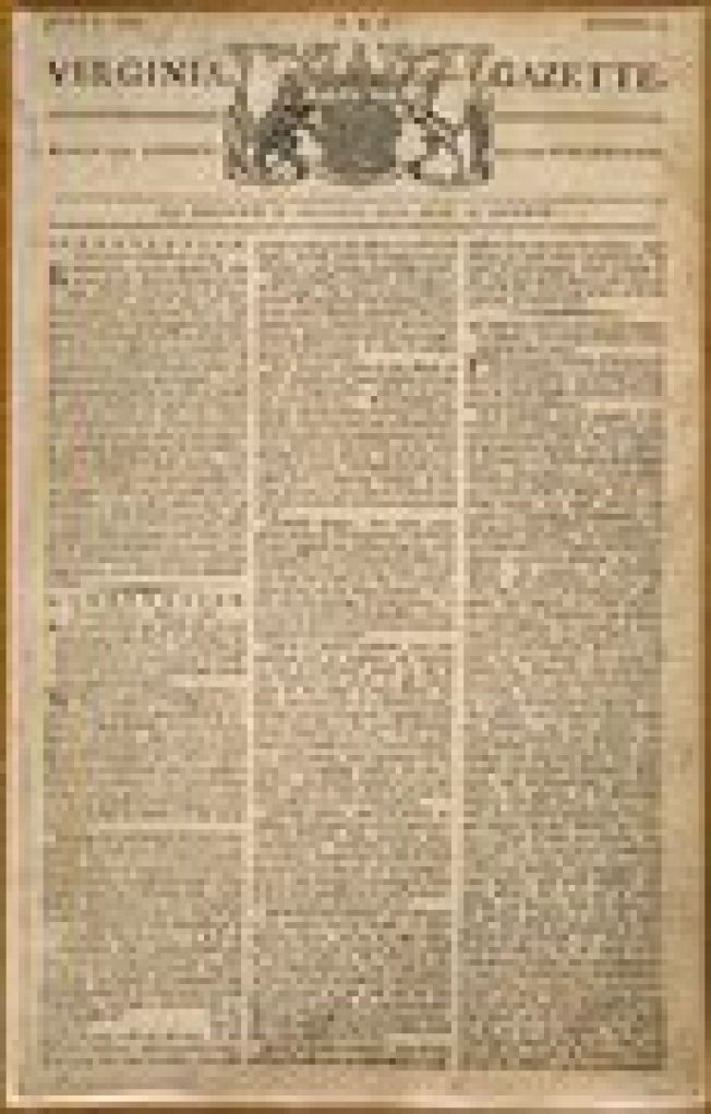 First Published Newspaper
